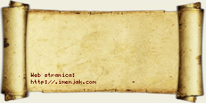 Jovana Skokić vizit kartica